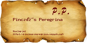Pinczés Peregrina névjegykártya